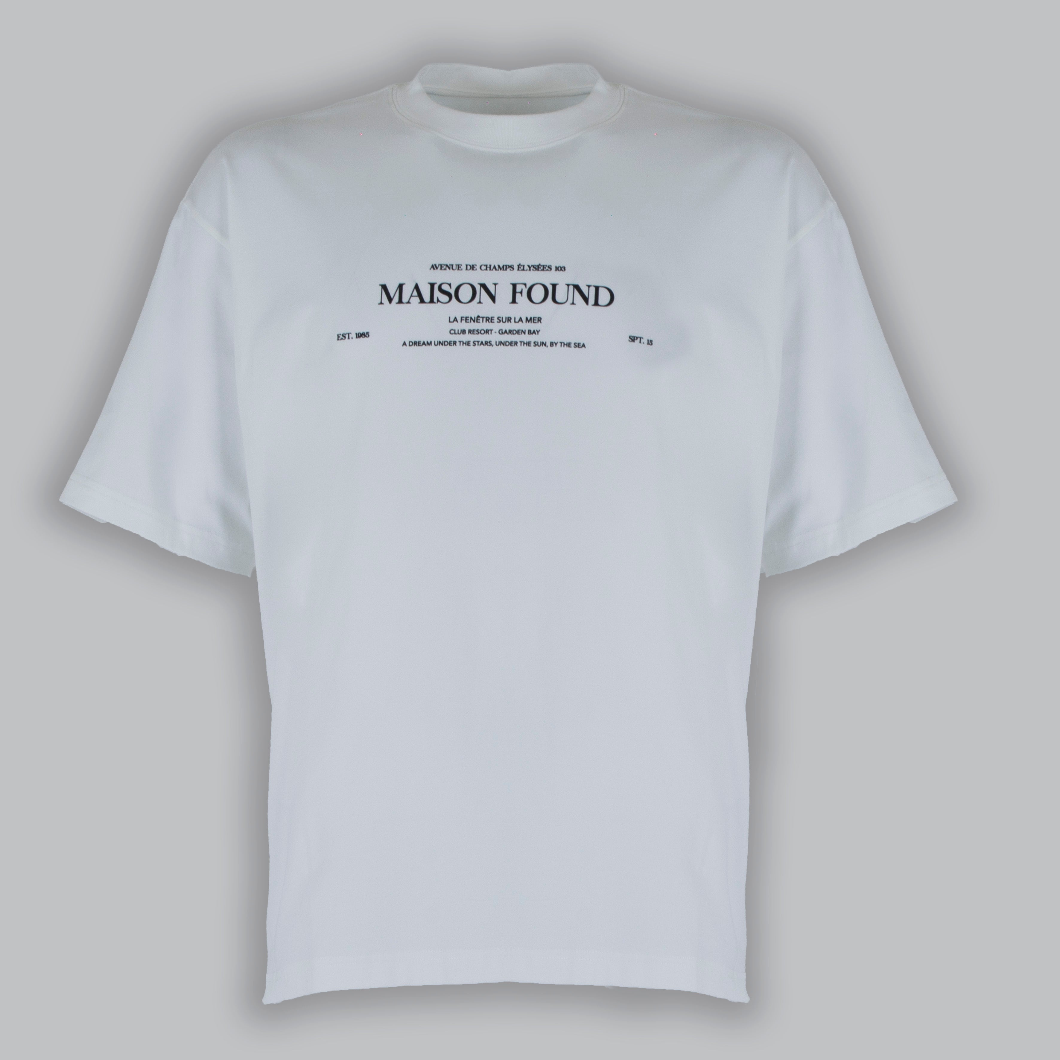 T/SHIRT MASON FOUND-11394|Colore:Bianco