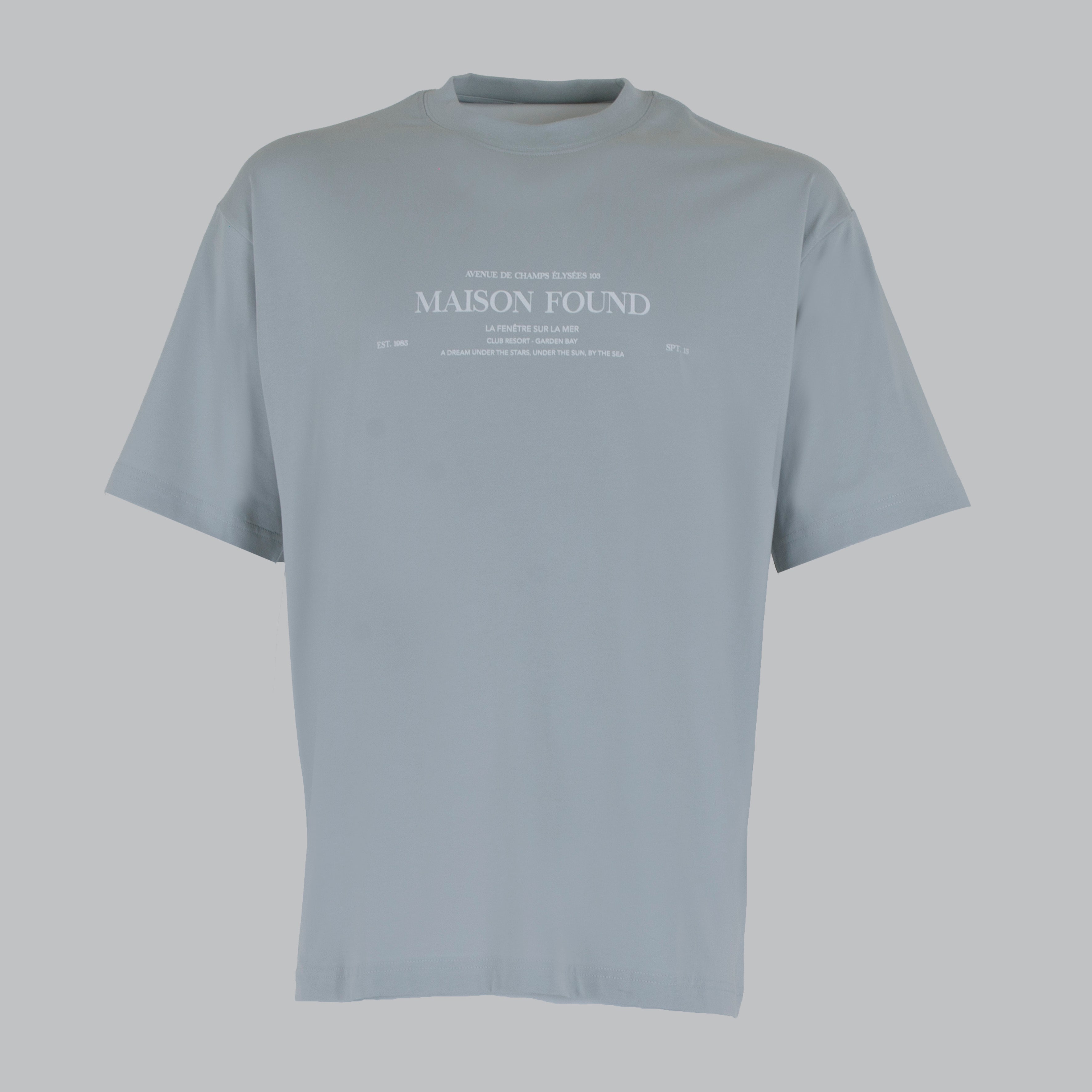 T/SHIRT MASON FOUND-11394|Colore:Ghiaccio
