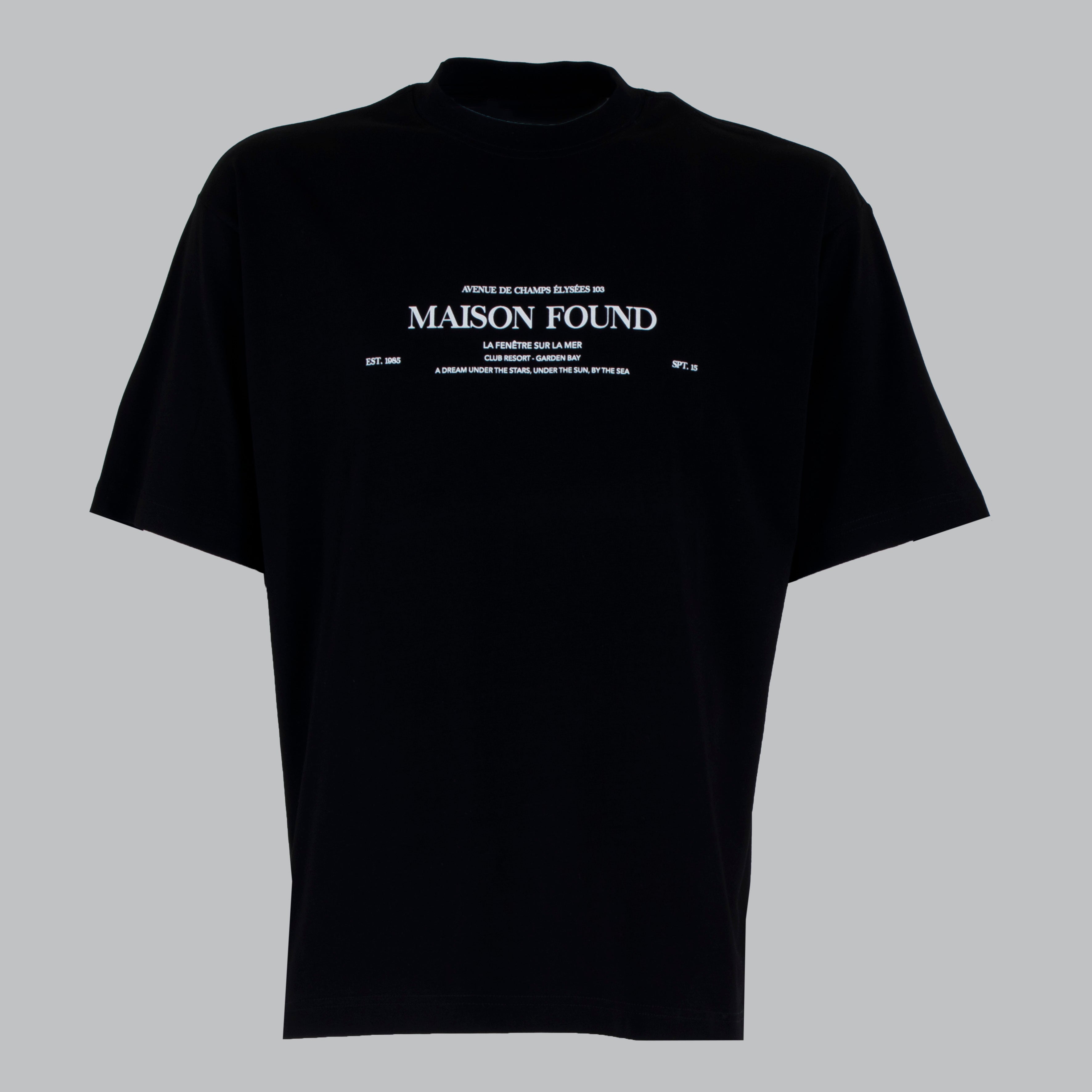 T/SHIRT MASON FOUND-11394|Colore:Nero