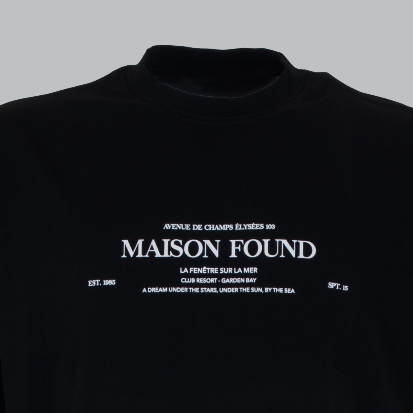 T/SHIRT MASON FOUND-11394|Colore:Nero