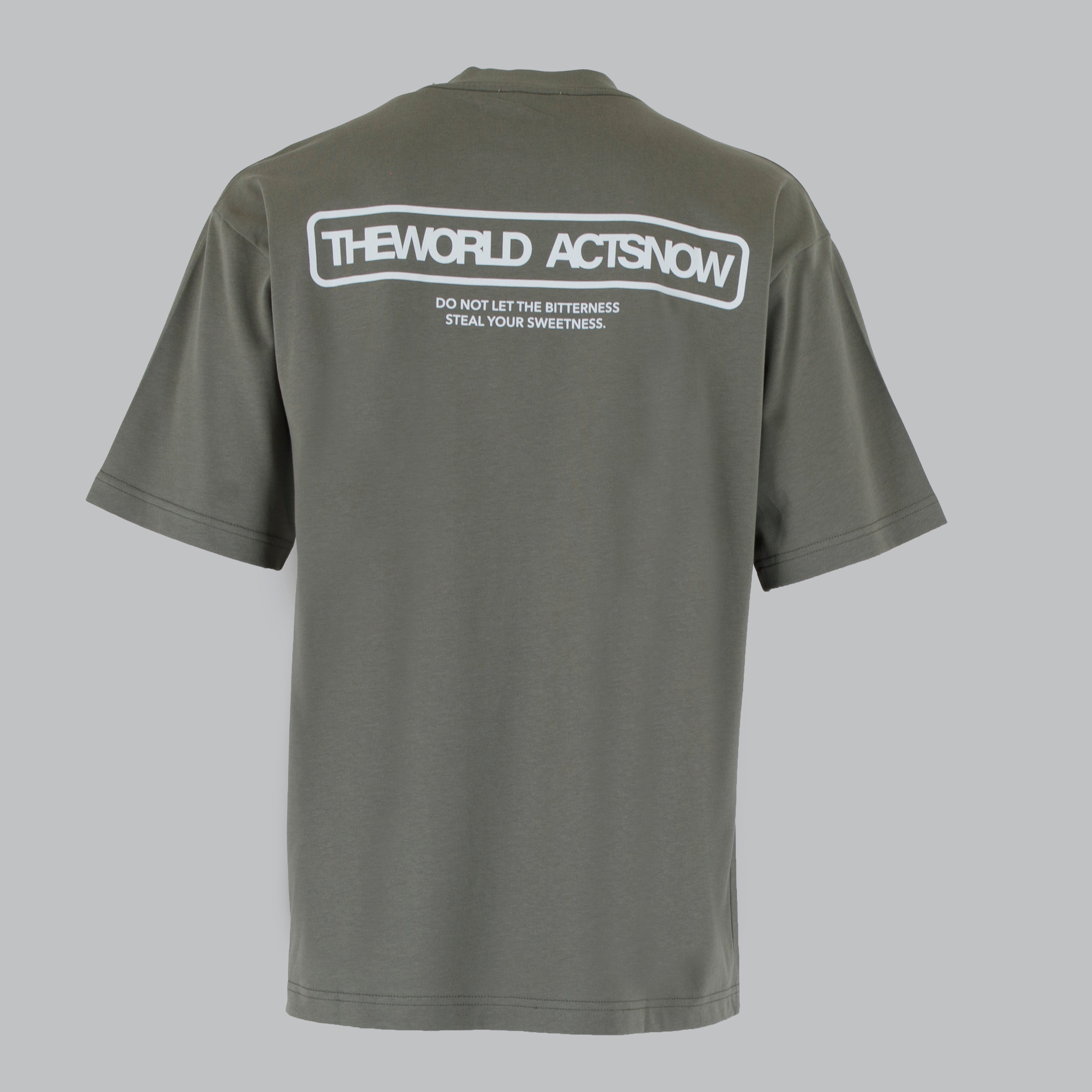 T-SHIRT WORK VINTAGE-11397|Colore:Verde