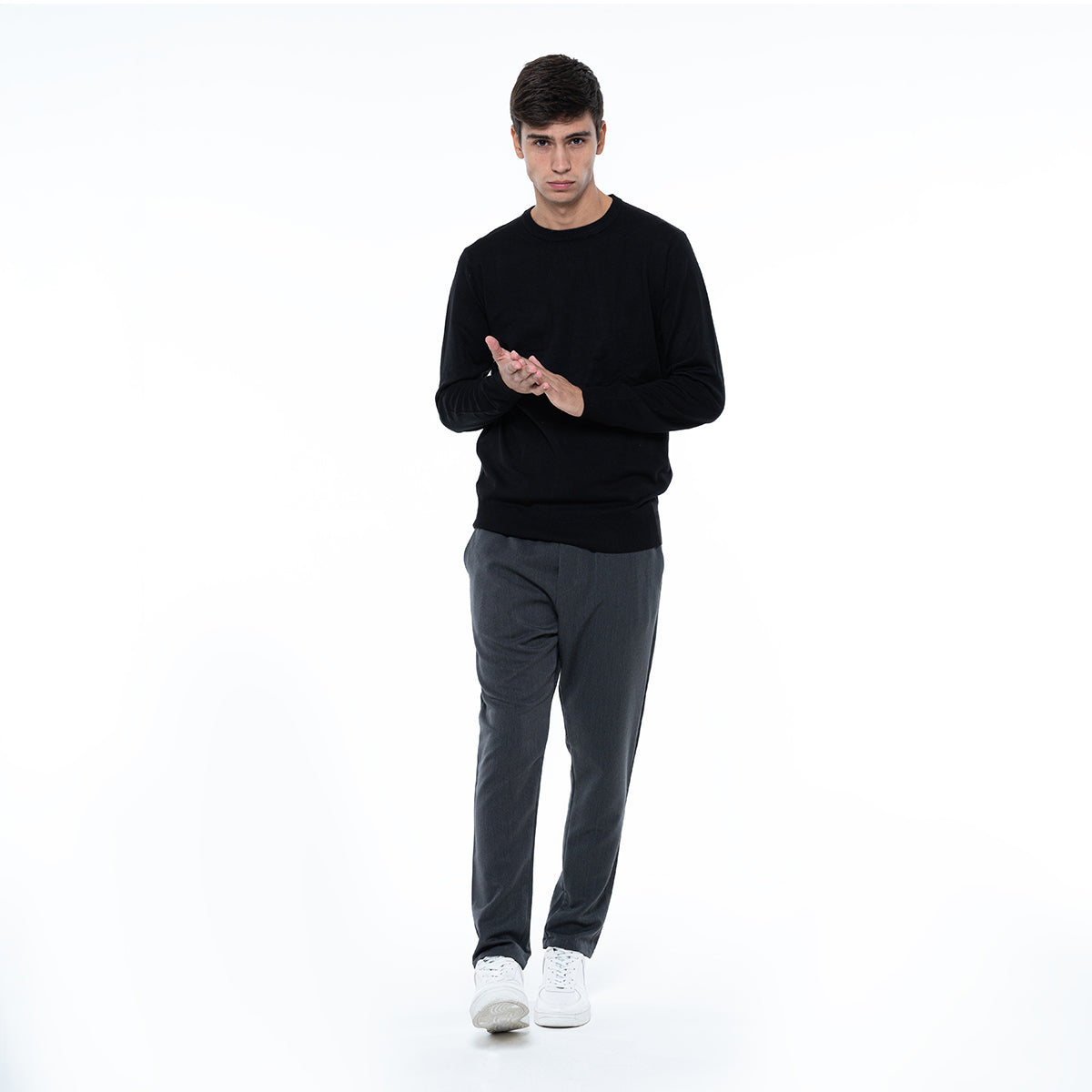 PULLOVER GIRO COLLO FINEZZA 12 10101