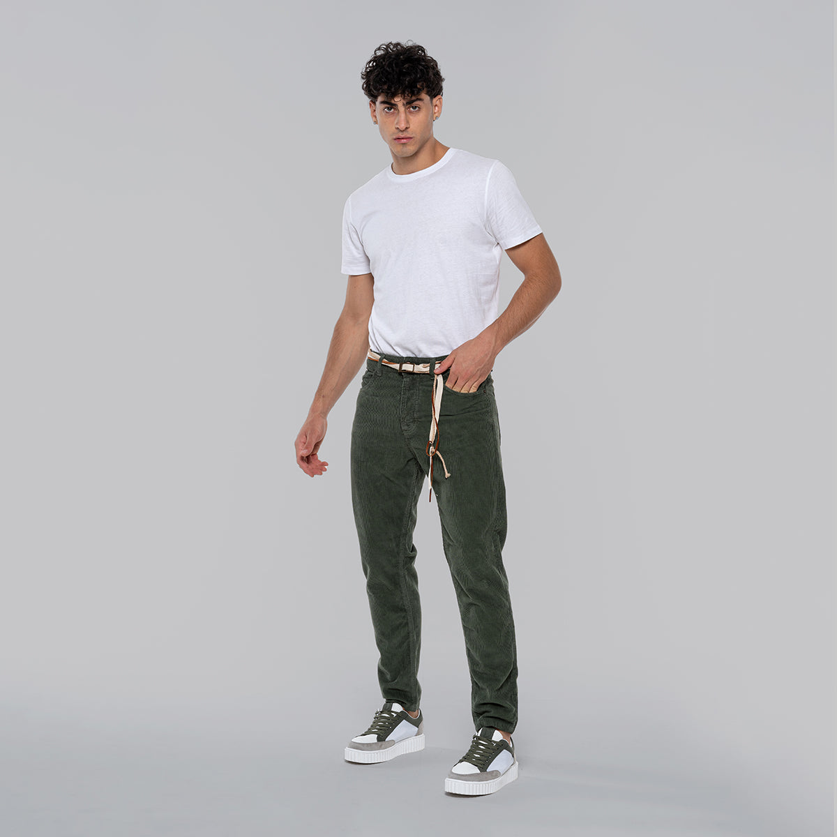 PANTALONE VELLUTO A COSTE