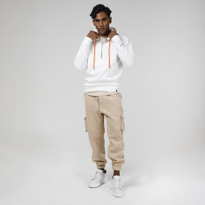 FELPA CAPPUCCIO MEZZA ZIP-10916