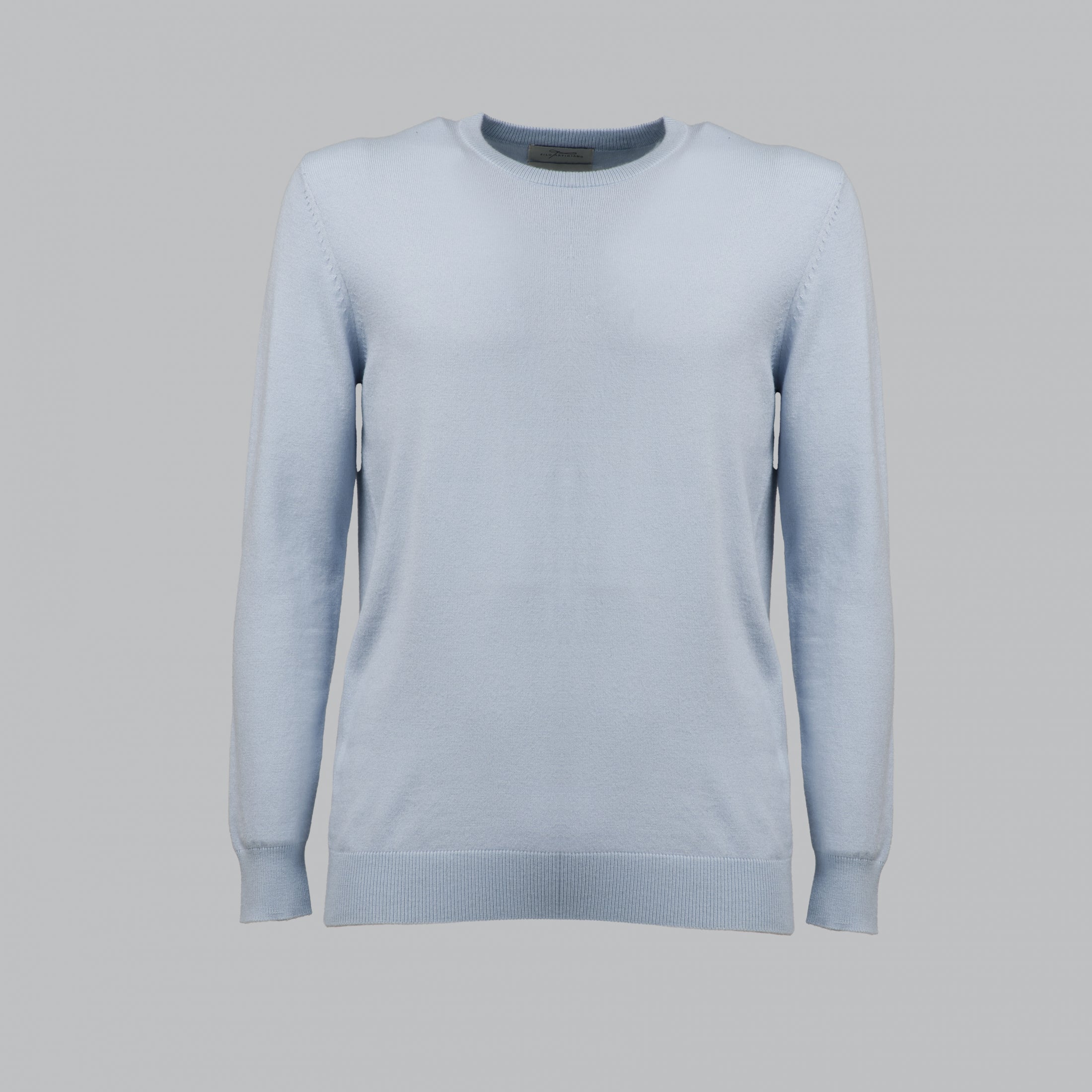 PULLOVER GIROCOLLO STRUTTURATO MISTO CACHEMIRE-108