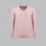 PULLOVER SCOLLO A V STRUTTURATO MISTO CACHEMIRE-10