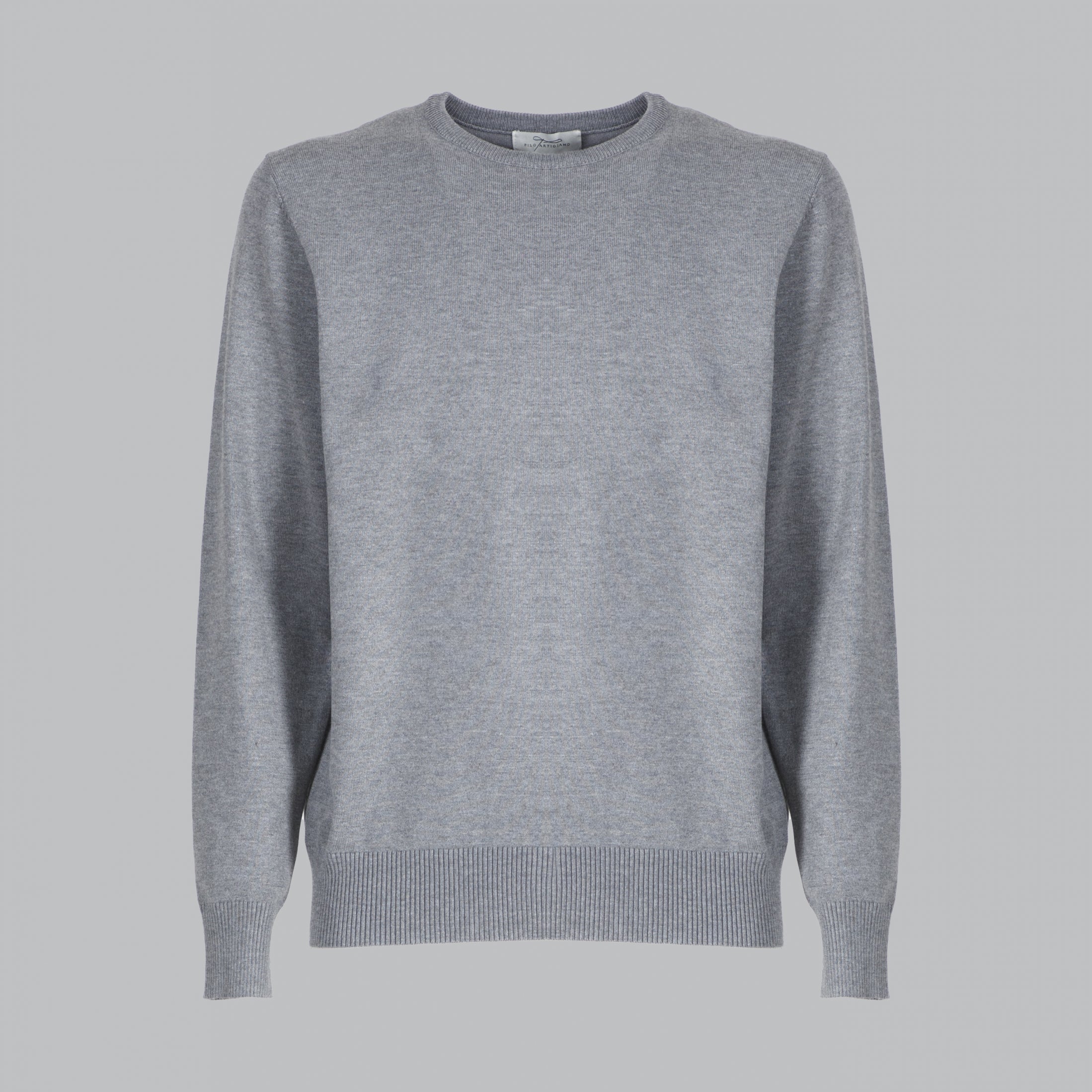PULLOVER DOPPIO FILO GIROCOLLO-10887