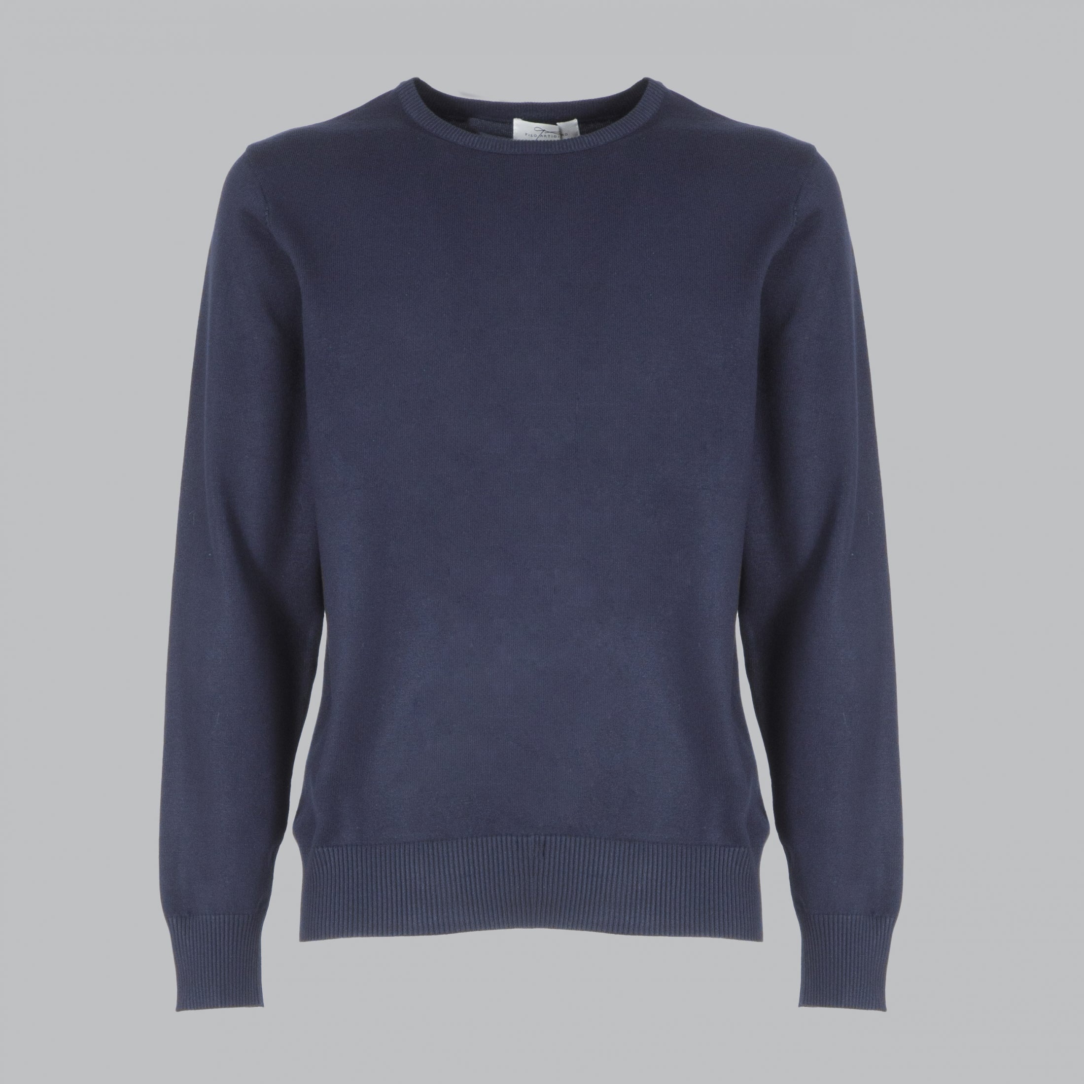 PULLOVER DOPPIO FILO GIROCOLLO-10887