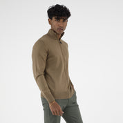 PULLOVER DOPPIO FILO APERTO CERNIERA-10889