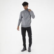 PULLOVER DOPPIO FILO APERTO CERNIERA-10889