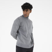 PULLOVER DOPPIO FILO APERTO CERNIERA-10889