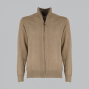 PULLOVER DOPPIO FILO APERTO CERNIERA-10889
