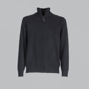 PULLOVER DOPPIO FILO APERTO CERNIERA-10889