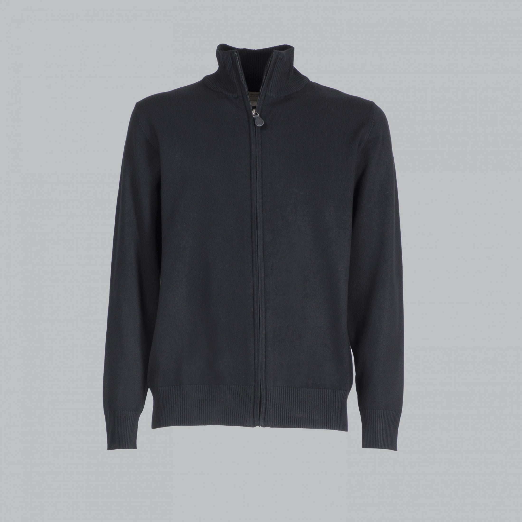 PULLOVER DOPPIO FILO APERTO CERNIERA-10889