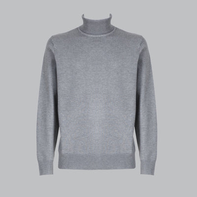 PULLOVER DOPPIO FILO COLLO ALTO-10890