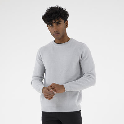 PULLOVER GIROCOLLO EFFETTO SPUGNA-10893