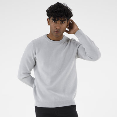 PULLOVER GIROCOLLO EFFETTO SPUGNA-10893