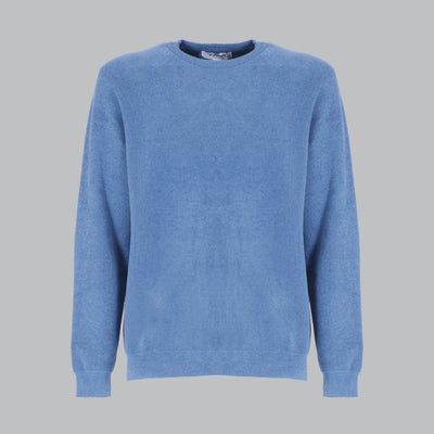 PULLOVER GIROCOLLO EFFETTO SPUGNA-10893
